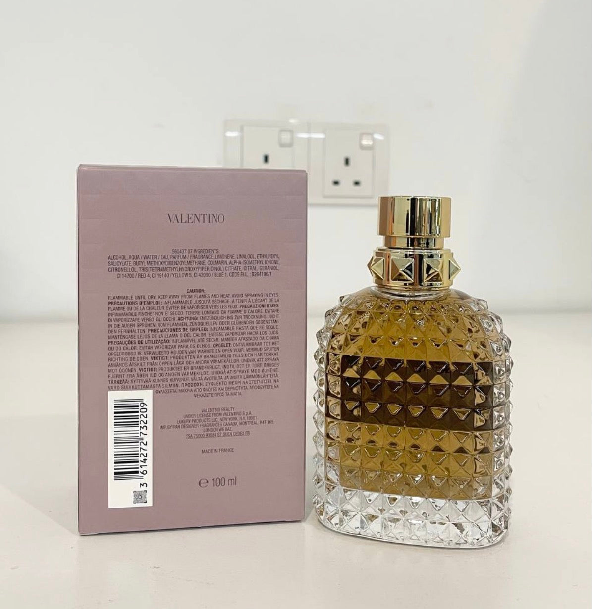 Valentino Uomo Eau de Toilette 100ml (Light Pink Box) | 100% Authentic | Men’s Perfume