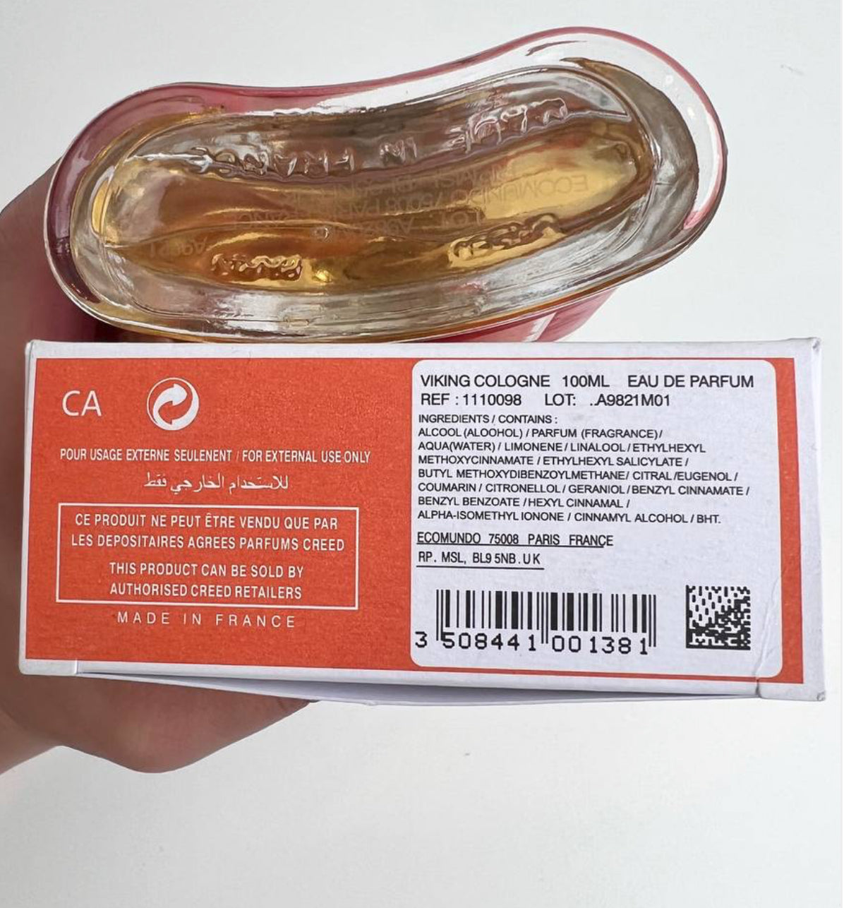 Creed Viking Cologne Eau de Parfum (100ml) – 100% Authentic | Men Perfume