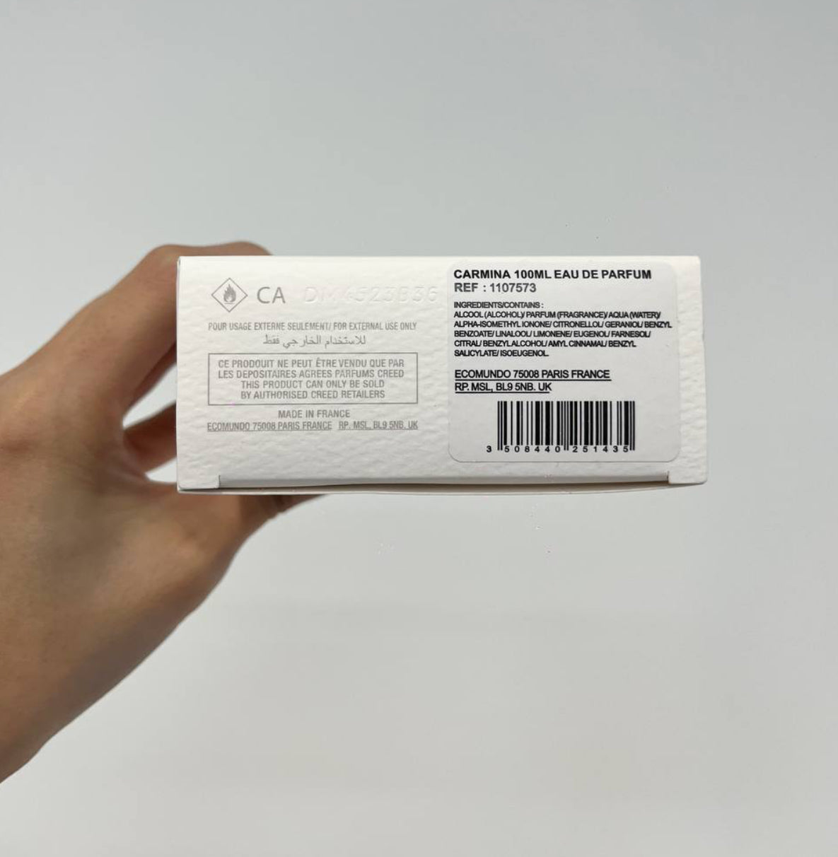 Creed Carmina Eau de Parfum (100ml) – 100% Authentic | Women