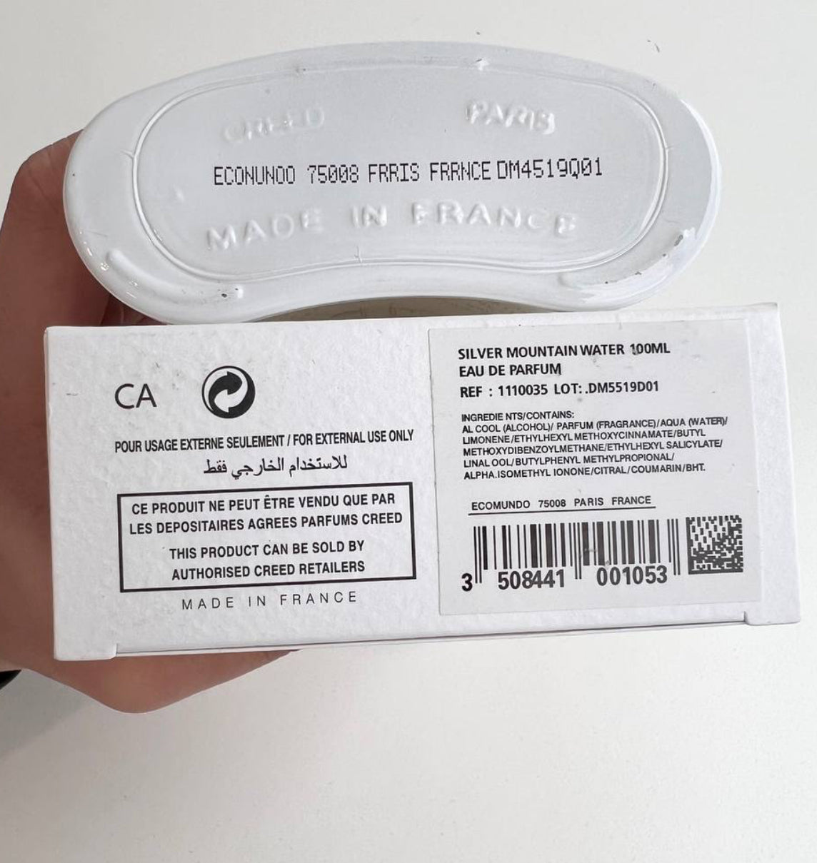 Creed Silver Mountain Water Eau de Parfum (100ml) – 100% Authentic | Unisex Perfume