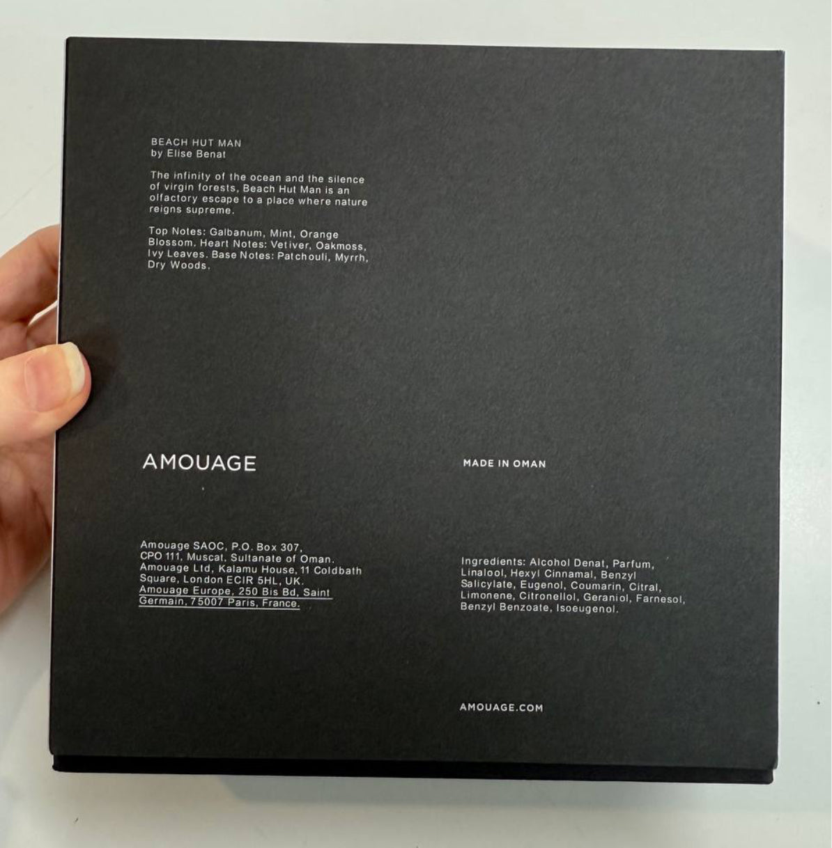 Amouage Beach Hut Man Eau de Parfum (100ml) – 100% Authentic | Men’s Perfume