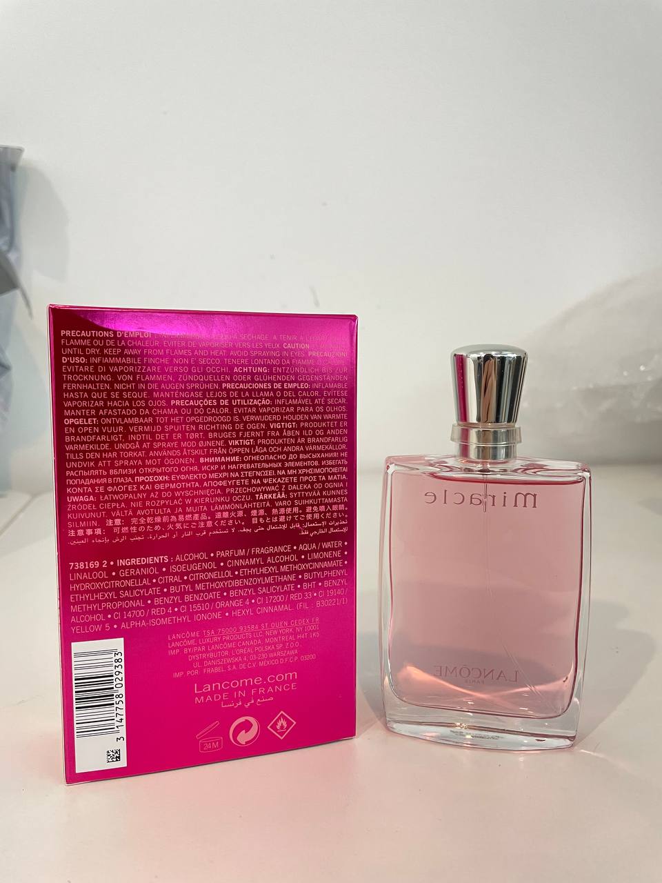 Lancôme Miracle Eau de Parfum 100ml | 100% Authentic | Women’s Perfume