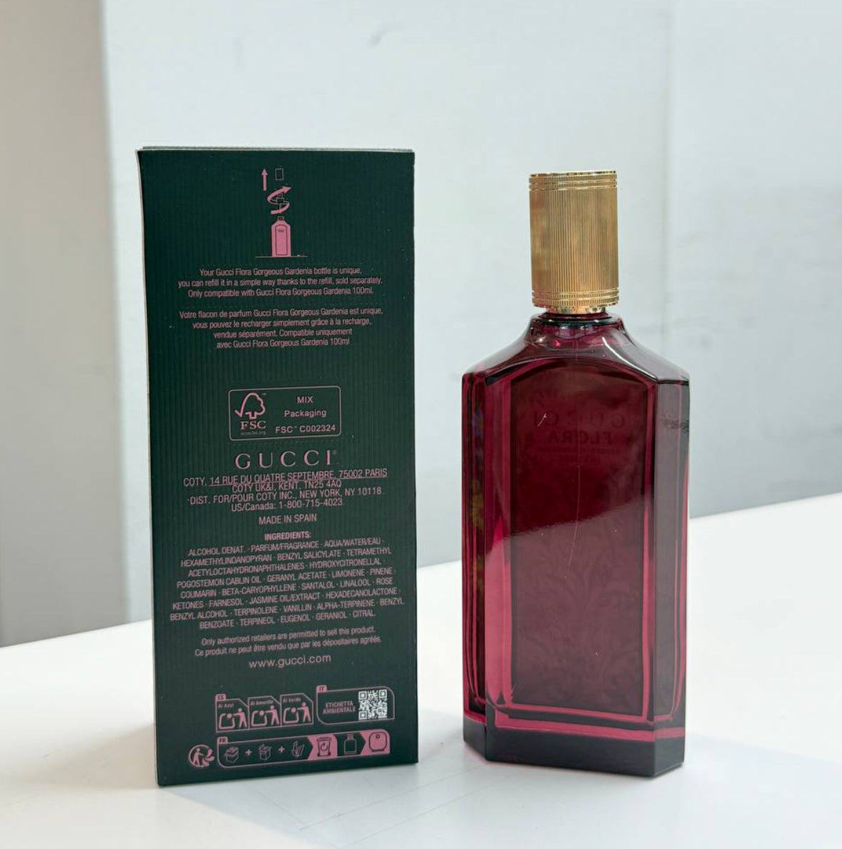 Gucci Flora Gorgeous Gardenia Intense Eau de Parfum 100ml | 100% Authentic | Women’s Perfume