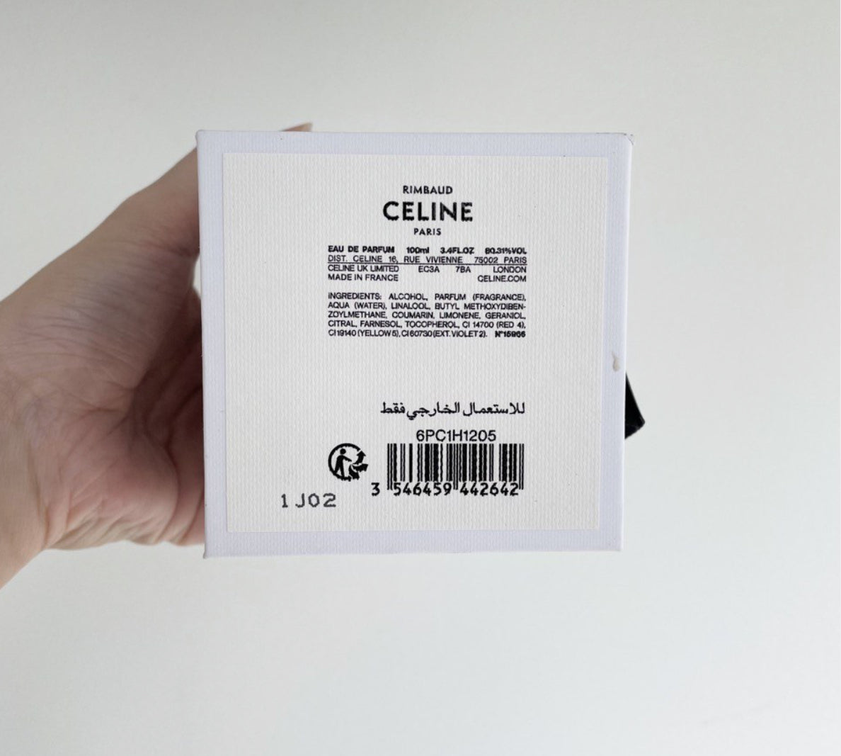 Celine Rimbaud Eau De Parfum 100ml - 100% Authentic | Unisex Perfume