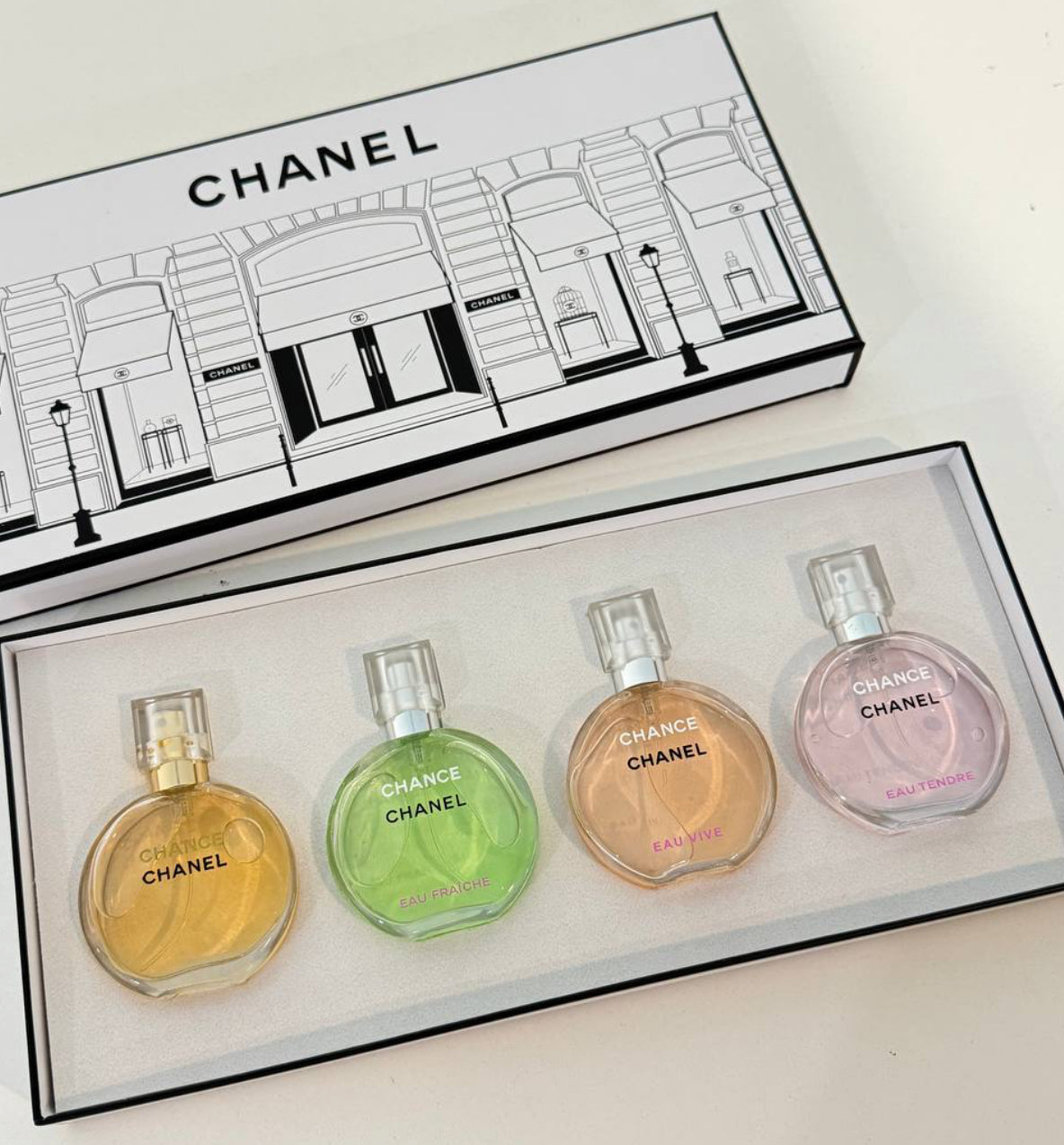 Chanel Chance Eau De Parfum Collection (4x30ml) – 100% Authentic | Women Perfume Gift Set