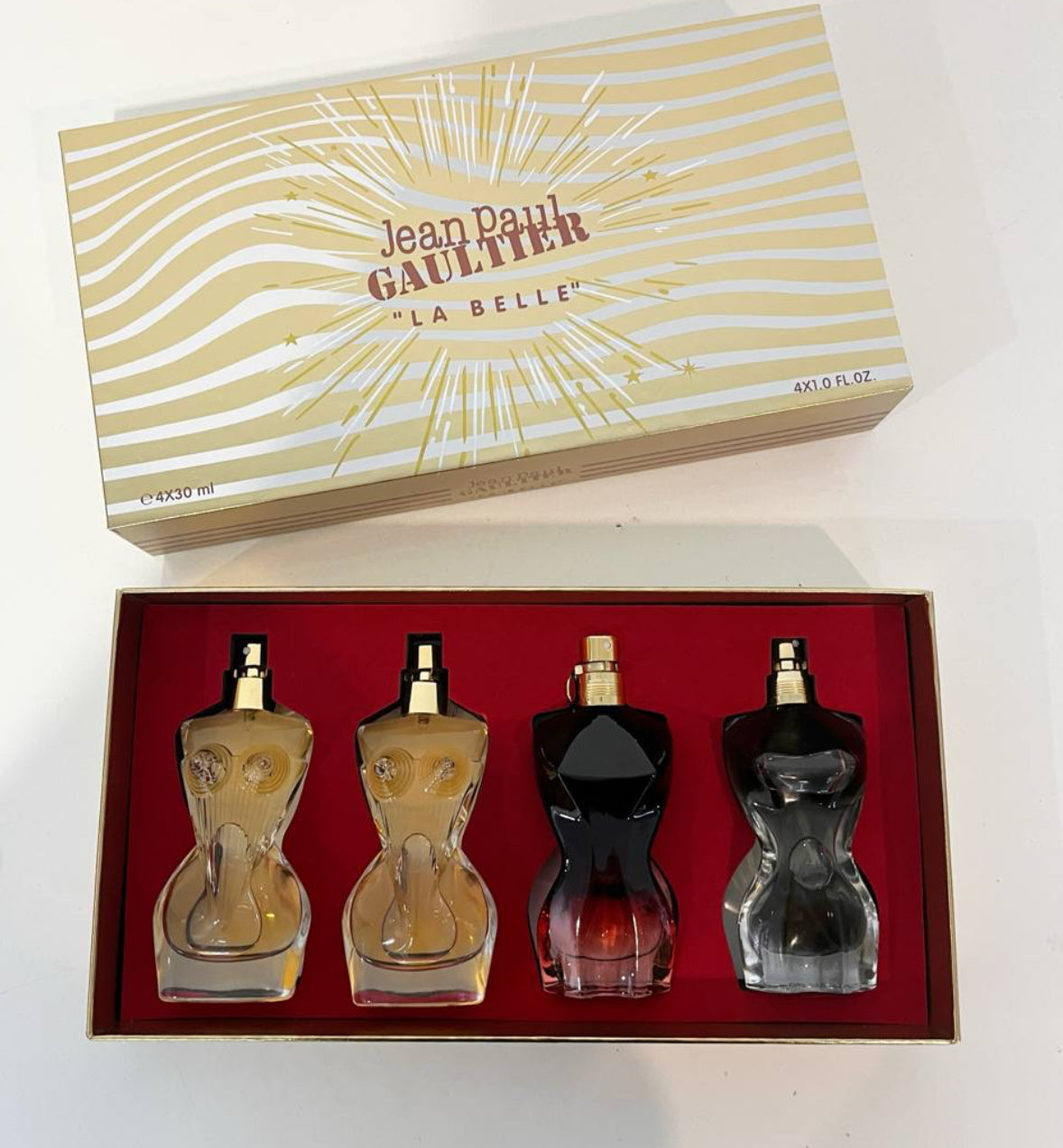 JEAN PAUL GAULTIER LA BELLE WOMAN &
MAN 4IN1 SET (4X30ML)