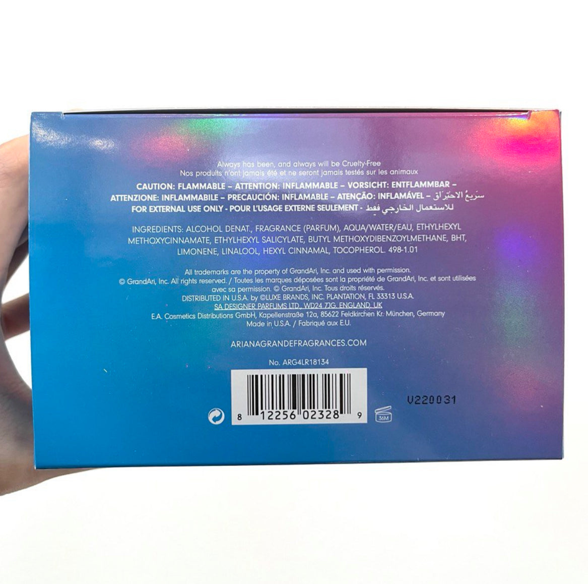 Ariana Grande Cloud EDP 100ml - 100% Authentic | Women Perfume