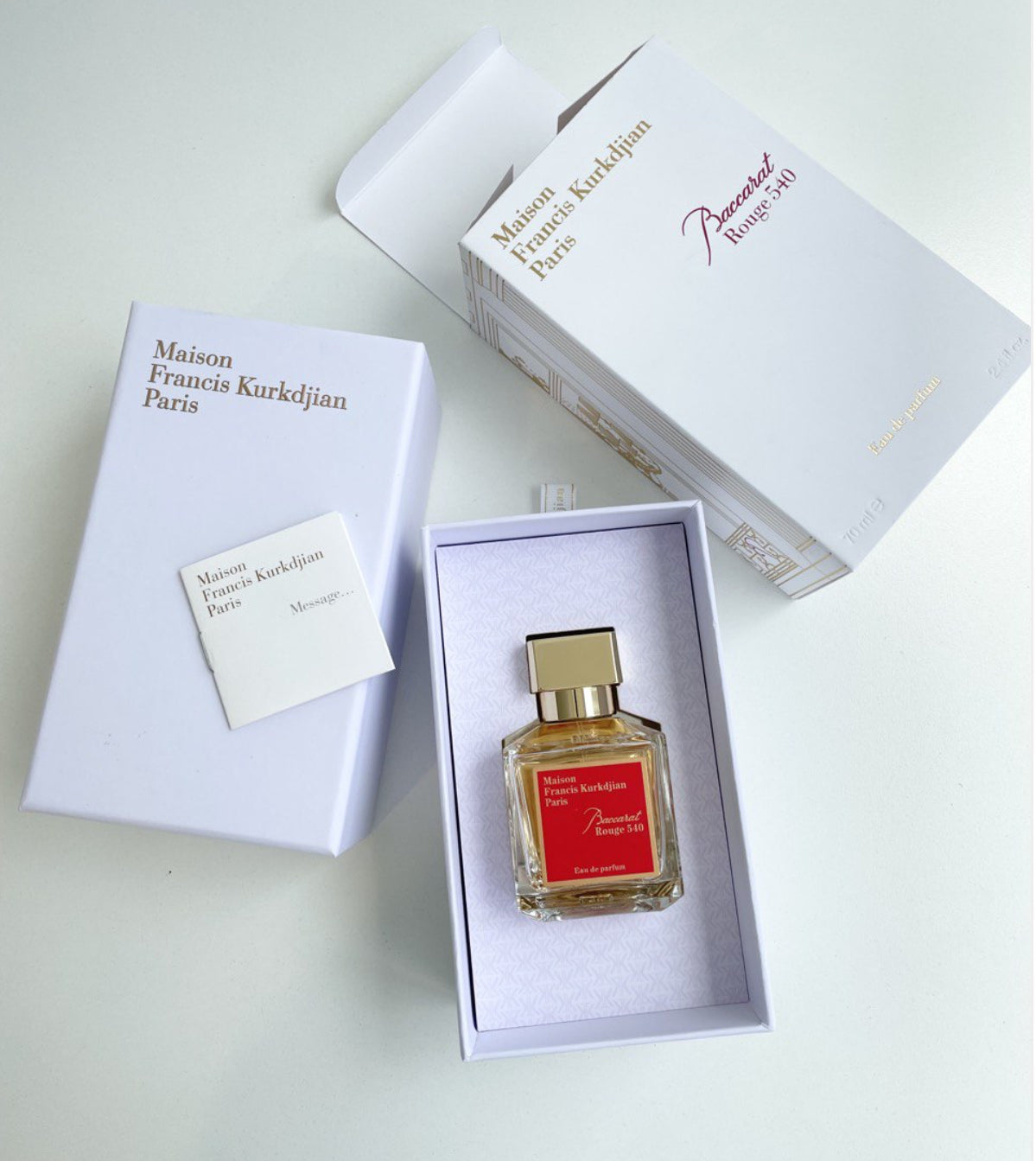 Maison Francis Kurkdjian Baccarat Rouge 540 EDP 70ml - 100% Authentic | Unisex Perfume