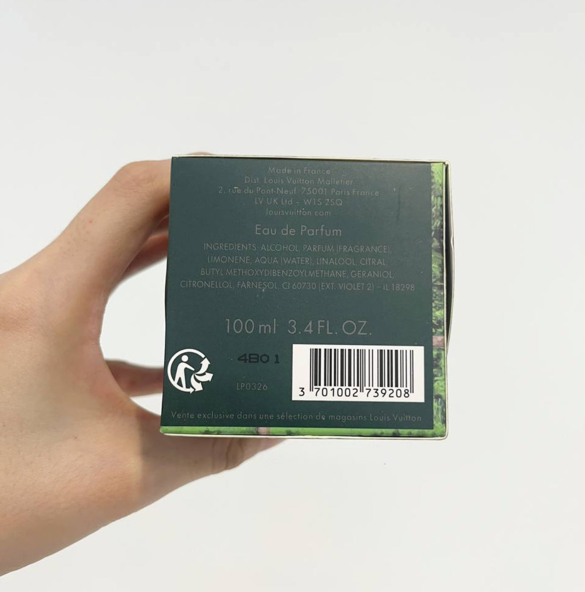 Louis Vuitton Pacific Chill EDP 100ml - 100% Authentic | Unisex Perfume