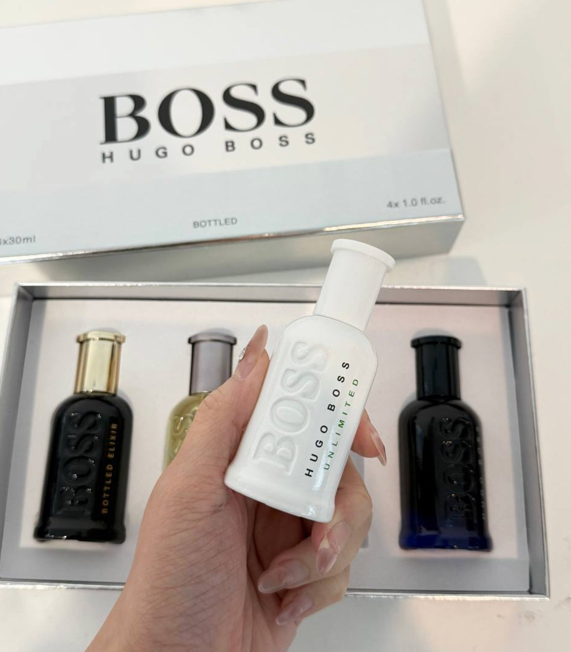 Hugo Boss 4in1 Gift Set Each 30ml - 100% Authentic| Men Perfume Set