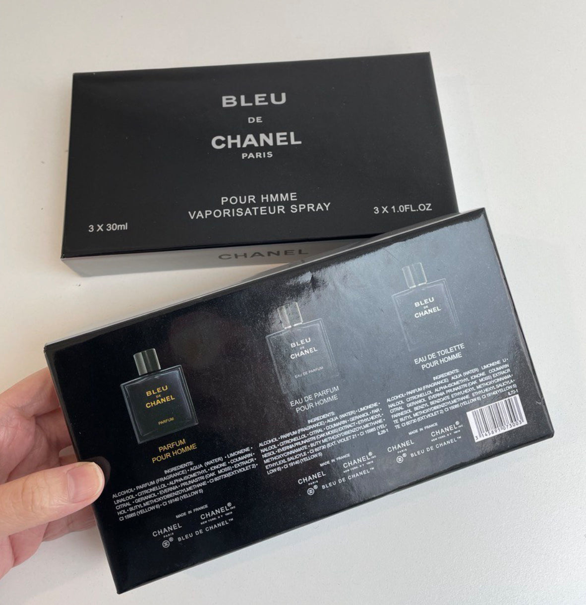 Chanel Bleu De Chanel 3in1 Gift Set Each 30ml - 100% Authentic | Men Perfumes