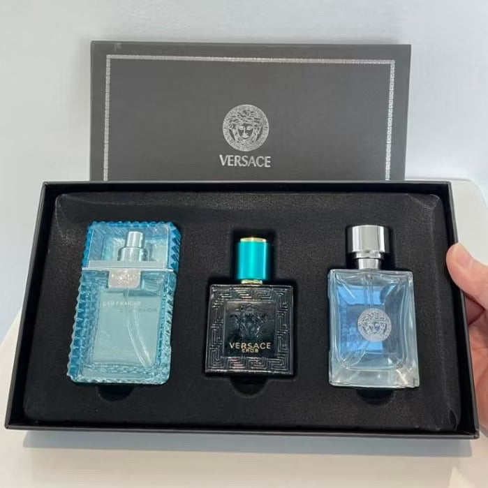 Versace 3in1 Mini Perfume Gift Set For Men Each 30ml